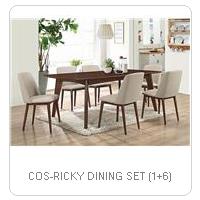 COS-RICKY DINING SET (1+6)